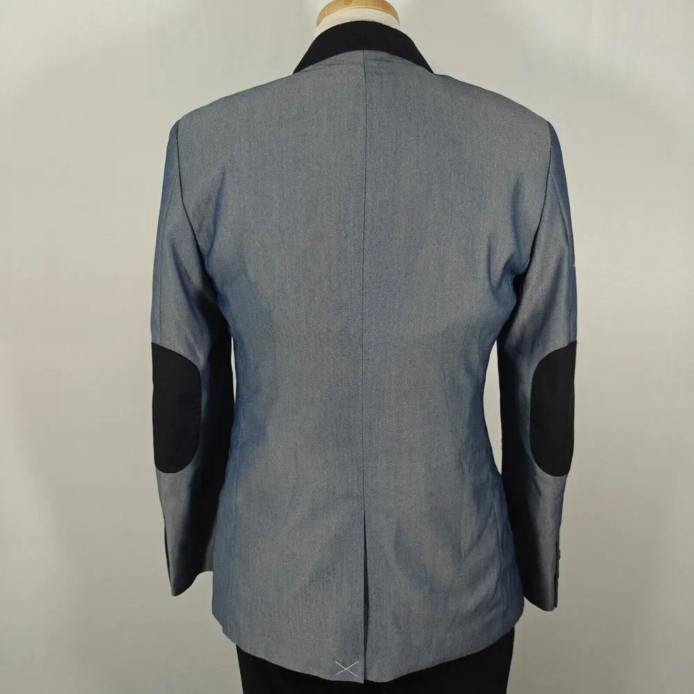 INC International Concepts Men's Sport Coat Blazer Two Button Blue Slim Fit‎ Med